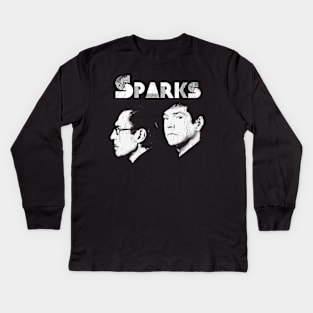 Style Retro Sparks Kids Long Sleeve T-Shirt